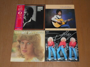 TAMMY WYNETTE/DOLLY PARTON/4枚（LP）女性ヴォーカル/セット/GLENDA FAYE/BONNIE GUITAR