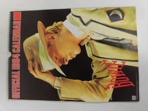 輸入　デヴィッド・ボウイ　カレンダー　1984年　David Bowie　OFFICIAL CALENDAR