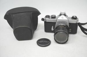 [4-53] PENTAX ペンタックス SPOTMATIC スポーツマチック ASAHI アサヒ 1:2/35 フィルムカメラ 一眼レフ レンズ カバー付 レトロ 現状品