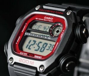 新品 逆輸入カシオ 最新作 10年電池搭載 200m防水 ワールドタイム＆クロノグラフ＆アラーム腕時計 新品 CASIO メンズ 日本未発売 ブラック