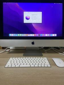 Apple iMac(21.5-inch,Late2015) Core i5/1.6GHz RAM：8GB/HDD：1TB/OS：Monterey