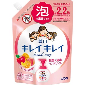 キレイキレイ薬用泡HSフルーツ替大型450ML