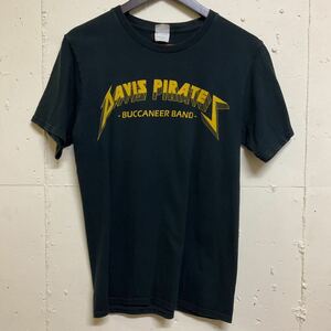 DAVIS PIRATES 2017 ツアーT 半袖 Tシャツ 古着 S ブラック