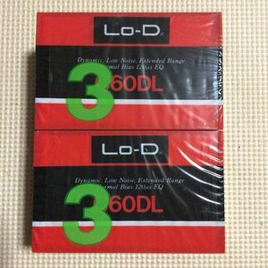 HITACHI【日立】Lo-D C60DL 3パックx2 ノーマルポジション　カセットテープ　6本セット【未開封新品】●