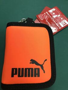 タグ付き　PUMA ２つ折りウォレット オレンジ　PM242OR-2400