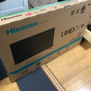 ●難有 直接引き取り歓迎 外箱付属品付き Hisense ハイセンス 55型 4K 液晶テレビ 55E6000 2020年製 TV 現状品