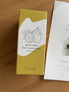 N organic HOME 　バスミルク　シーレモネードの香り　入浴剤　【新品・未開封品】