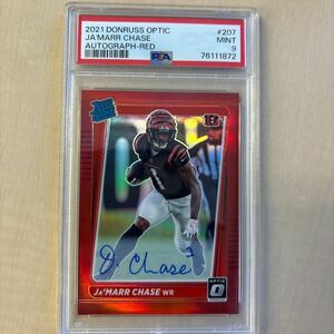 NFL　PSA9 2021 DONRUSS OPTIC AUTO 直書き Red /35 RC Ja