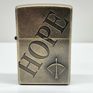 6【未使用】ホープ　HOPE　ZIPPO　ジッポ　オイルライター　喫煙具　喫煙グッズ 　コレクション　本体のみ　火花確認済み