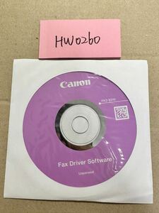 HW0260/新品/Canron Fax Driver Software FK2-9310(Japanese) ディスクのみ
