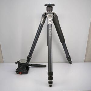 サ)[ジャンク] Manfrotto マンフロット カーボン雲台 701HDV / GITZO ジッツォ 三脚 G80-2894 セット販売 カメラ用品 欠品有 管理Y