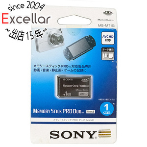 【ゆうパケット対応】【新品訳あり(箱きず・やぶれ)】 SONY製 メモリースティックDUO MS-MT1G 1GB [管理:1000027490]