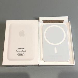 1円〜 Apple iPhone Battery Pack MagSafe バッテリーパック MJWY3ZA/A ホワイト ワイヤレス充電器
