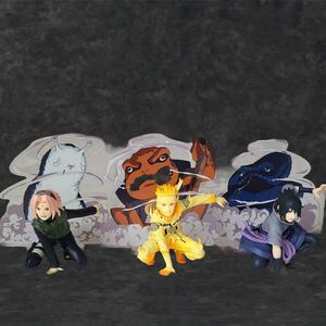 未開封3種セット★NARUTO ナルト 疾風伝 フィギュアPANEL SPECTACLE 新たなる三竦み Naruto Uzumaki& Uchiha Sasuke &Haruno Sakura Figure