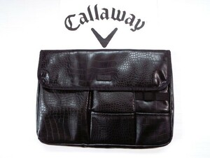 ★超美品★Callaway キャロウェイ / クロコ型押し クラッチバッグ・カートバック 