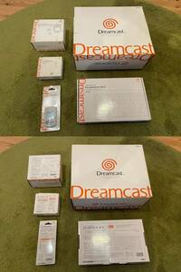 店頭展示品　未使用品　完品　SEGA セガ Dreamcast ドリームキャスト　DC 本体　HKT-3000 ゲーム機　セット　新品付属品付き