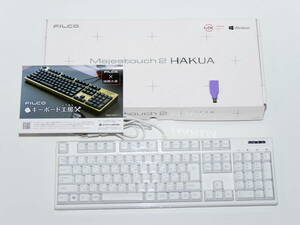 Majestouch 2 HAKUA CHERRY MX SILENTスイッチ・フルサイズ・かなあり・マットホワイト/元箱入り