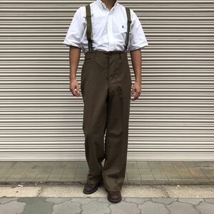 貴重 40s US Army M-41 FIELD TROUSERS WOOL 米軍実物 M-43 ウール トラウザーズ パンツ 30s スラックス ミリタリー 大戦 WW2 92cm