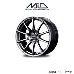 MID シュナイダー スタッグ アルミホイール 1本 インプレッサ GDB(16×6.5J 5-114.3 INSET48 メタリックグレー)SCHNEIDER STAG