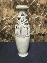 アンティーク 花瓶 花器 青磁 　 壷 