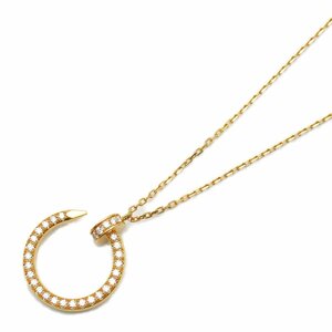 カルティエ ジュストアンクル ダイヤ ネックレス ブランドオフ CARTIER K18PG（ピンクゴールド） ネックレス 750PG 中古 レディース