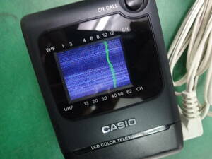 ★6282 通電のみ確認 CASIO カシオ カラーテレビ CV-1 1992年製 動作未確認ジャンク扱い