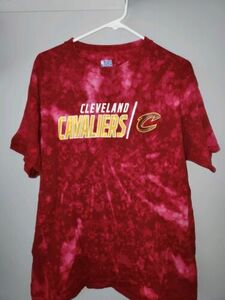 Cleveland Cavs Bleach-Dyed Shirt Mens Large Home Made One Of A Kind 海外 即決