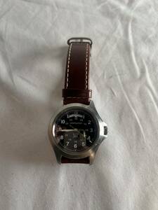 【#kk】【不動】HAMILTON KHAKI 腕時計 ブラウン　ブラック　H644510 DC1013 H600704104