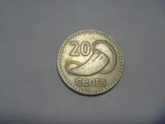 フィジー 古銭 20セント硬貨 コイン 外国貨幣 通貨 同梱対応
