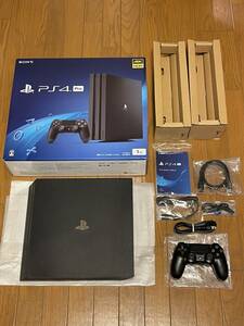 PS4 Pro 本体 セット 1TB ブラック SONY PlayStation4 CUH-7200B 初期化 動作確認済