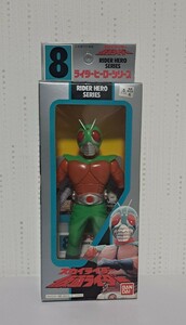 8 仮面ライダー スカイライダー 日本製 1991年 made in Japan ソフビ 箱付 バンダイ ライダーヒーロー シリーズ RIDER HERO SIRIE 東映