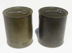 未使用 米軍 WWⅡ 朝鮮戦争 ２缶 戦闘食 実物 本物 レーション アメリカ軍 携帯食 ミリ飯