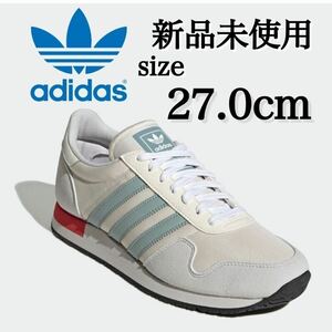 新品未使用 adidas Originals 27.0cm アディダス オリジナルス USA 84 スニーカー シューズ ローテク スエード 3ストライプ 箱有り 正規品