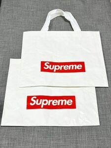送料無料 小 2枚 新型 Supreme bag 24SS シュプリーム ショッパー ショップ袋 エコバッグ トートバッグ 店舗限定 box logo ボックスロゴ 
