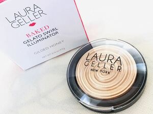 未使用 保管品☆ Laura Geller ローラ ゲラー Gilded Honey Baked Gelato Swirl illuminator ハイライター イタリア製