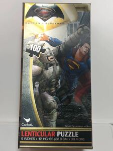 新品未開封 LENTICULAR PUZZLE バットマンvsスーパーマン パズル