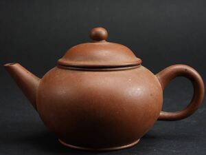 【無双】急須 朱泥 中国宜興 中国美術 煎茶道具 煎茶 中国 唐物古玩 大振