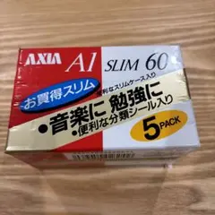 未開封　カセット　AXIA A1 SLIM60  5パック