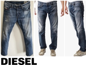 定価38,500円 DIESELディーゼルWAYKEE0853Y DNA:ダメージ加工 REGULAR-STRAGHT ストレートデニムjogg KROOLEYprojectグレンマーティンス