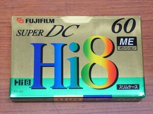 ビデオテープ　未使用　◆【FUJIFILM】富士フィルム　SUPER DC Hi8 ハイエイト 60分(E6-60 SDC A)◆◎管理a_303