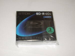 TDK ビデオカメラ用 8cm　ブルーレイディスク 1回録画用（BD-R） 7.5GB 3枚パック BRC75A3S