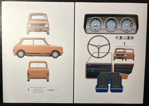 ★ 1969 MINI CLUBMAN 1275GTイラスト★