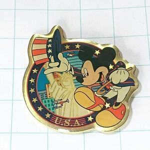 送料無料)ミッキーマウス 世界の旅コレクション USA ディズニー ピンバッジ PINS ピンズ A09514