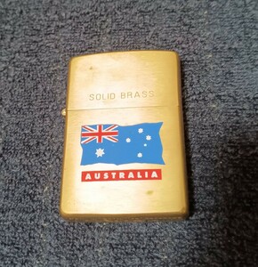 Zippo/ジッポー　オーストラリア　ソリッドブラス（SOLID BRASS）　1994年製　AUSTRALIA
