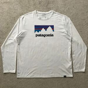 patagonia パタゴニア 45190 SP19 Capilene Cool Daily Shirt 長袖 キャプリーン クール デイリー Tシャツ ホワイト LARGE 速乾 ストレッチ