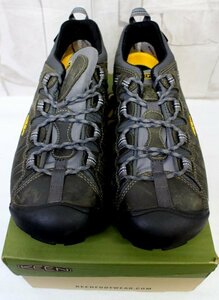 15 00378 ☆ KEEN キーン トレッキングシューズ TARGHEE II WP(現行モデル) GARGOYLE/MIDNIGHT NAVY 28.0cm 1002363【USED品】