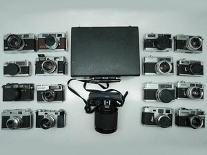 ★レンジファインダーなど★TARON/NEOCA/Canon/FUJICA/YASHICA/BEAUTY/PETRI/ 等 計:17点まとめ【ジャンク品】29971