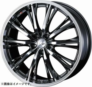 【個人宅発送可能】ウエッズ Weds 17X6.5J +52 5穴 PCD114.3 BMCMC ホイール 1本 LEONIS RT レオニス・アールティー (41177)