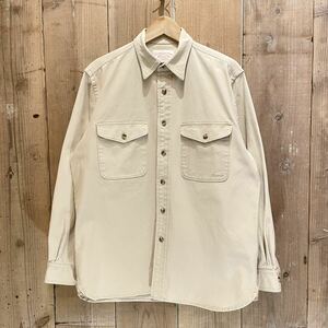 【サイズ M】FILSON コットン キャンバス シャツ ビンテージ アメリカ古着 USA 90s フィルソン アラスカン ガイド 長袖 ハンティング