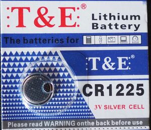 ★【即決送料無料】バラ売り2個186円リチウムボタン電池 CR1225 3V ★使用推奨期間：2023年12月